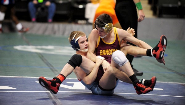 Trevor Westerlund won an 8-3 decision in the consolation quarterfinals Saturday morning over Luke McCord of Forest Lake.