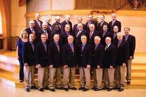 The Valley Male Chorus will perform at the Hollandale Reformed Church, 101 Park Ave. E in Hollandale, on Thursday. --Submitted