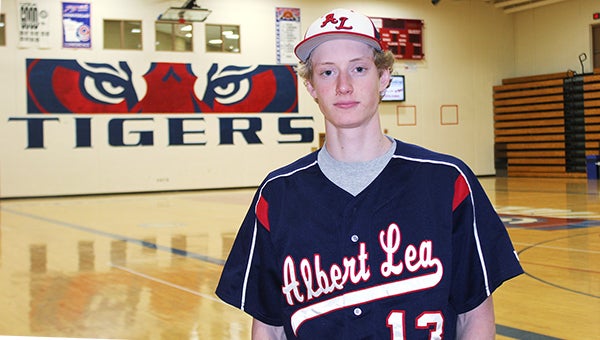 Albert Lea senior pitcher Dylan See-Rockers will lead the Tigers’ pitching rotation after earning a 5-0 record in 2012. — Micah Bader/Albert Lea Tribune