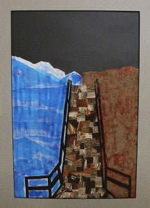 Amanda Bera’s mixed media piece is titled “A Journey to Your Dreams.”