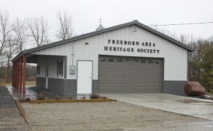 The Freeborn Area Heritage Society will open the doors on its new building May 5. The building will house a 1926 Ford Model T and the town’s first fire truck, a 1946 Ford. --Submitted