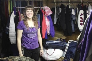 Adele Helleksen has owned Albert Lea Tailors since 2004 and now has plenty of work for her and for her employees.  The economic downtown brought in business as people sought to repair clothes, rather than buy new clothes. --Tim Engstrom/Albert Lea Tribune