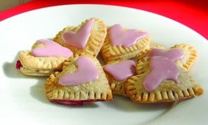 Photo of raspberry cream cheese tarts by Kelli Lageson.