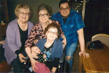 From left Barb Lang, Josephine Edwards, Stephanie Erdman, Harriet Fisk and Josh Edwards. --Submitted