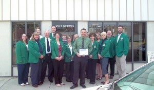 The Albert Lea-Freeborn County Chamber of Commerce Ambassadors welcomes Farmers Insurance Joe Talamantes agency to the Chamber.  --Submitted