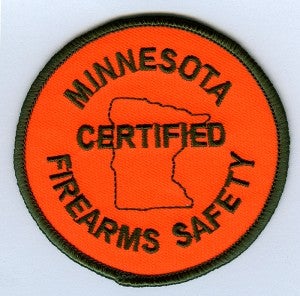 This patch is given to students who pass the statewide firearms safety test.