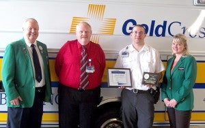 The Albert Lea-Freeborn County Chamber of Commerce ambassadors recently welcomed Gold Cross Ambulance to the chamber. --Submitted