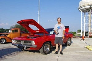 The third-place People’s Choice Award winner at the fourth annual free car show in Albert Lea was Neil Rame with a 1969 Plymouth Barracuda.