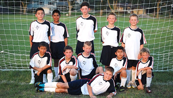 The Albert Lea U11C3 boys’ soccer team is 10-0. Front row from left is Caleb Hanson. Middle row from left are Jared Turrubiartes, Noah Probst, Logan Schumaker, Dante Lopez and Kadin Indrelie. Back row from left are Gustavo Solis, Jose Rodriguez, Joe Dyak, Cole Indrelie and Alex Baerman. Missing are Danny Chalmers, Erick Palomo and Sam Yoon. — Submitted