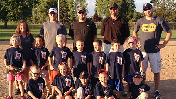 With a 1-0 win over the Indians, the Tigers earned the Albert Lea Community Baseball tee-ball tournament crown. The Tigers won the game by one run. — Submitted