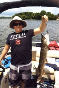 Adam Solum of Albert Lea caught a 30-inch northern pike on Lake Osakis with a cleo lure. His sister Abbie helped net it July 9. Send your fish photos for a chance to be the Catch of the Week to tribsports@albertleatribune.com. Information should include the name and address of the angler, as well as the species, length, weight of the fish, the body of water where it was caught and the bait used. — Submitted