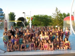 Girl Scout service unit No. 420 had an end of the year pizza and pool party in June to celebrate all their hard work and fun they had during the year. --Submitted