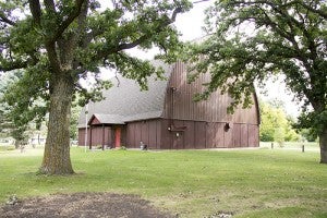 The Sons of Norway barn sits off of Lake Chapeau Drive in Albert Lea.