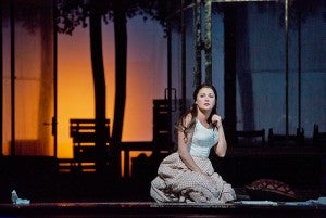 Anna Netrebko as Tatiana in Tchaikovsky’s “Eugene Onegin.” -- Ken Howard/Metropolitan Opera