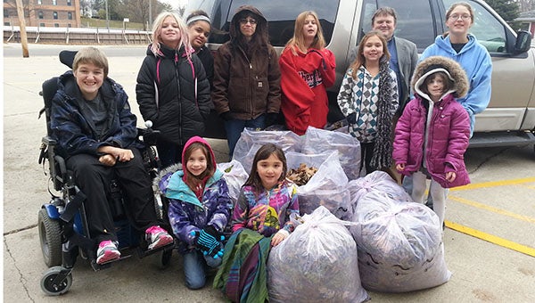Troop No. 43224 cleaned up at Frank Hall Park.