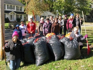 Troop No. 40211 cleaned up at Oakwood Park. -- Submitted