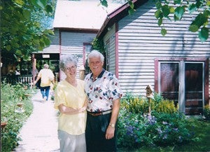 Carol Hegel Lang’s pen pal, Peggy, and her husband, Charlie, in Door County, Wis. --Submitted