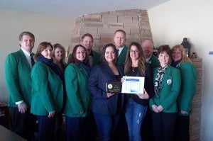 The Albert Lea-Freeborn County Chamber Ambassadors welcome The Marketing Plant to the chamber. -Submitted