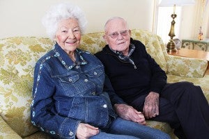 Dorothy and Clarence Schroeder of Albert Lea celebrate their 70th wedding anniversary today. 