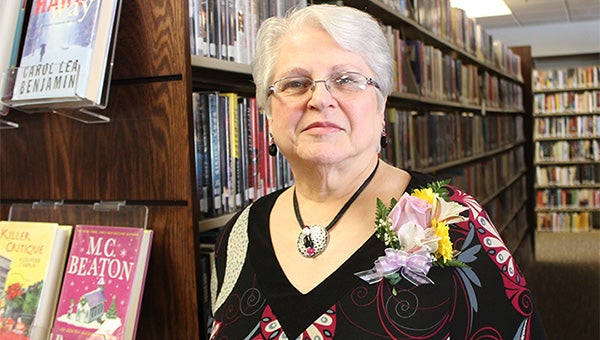 Albert Lea Public Library technician Gail Rasmussen retired last week after working full time for 45 years with the department.  --Sarah Stultz/Albert Lea Tribune