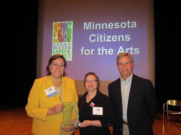 Conservation Minnesota and Minnesota Citizens for the Arts recognized the Southeastern Minnesota Arts Council on Thursday during Arts Advocacy Day for the impact the organization is having statewide utilizing funds provided by the Clean Water, Land and Legacy Amendment. – Submitted