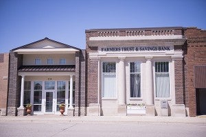 Farmers Trust & Savings Bank, 219 N. Main St. in Bricelyn, was formerly State Bank of Bricelyn until a 2012 merger. – Colleen Harrison/Albert Lea Tribune