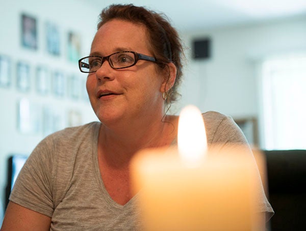 Psychic medium Susan Kalis offers readings from her home in Albert Lea. She said was first told she had the ability by a local psychic she went to after her father passed away. – Colleen Harrison/Albert Lea Tribune