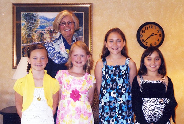 Sharon Astrup-Scott’s music students performed a piano and vocal recital May 17 at Oak Park Place. Some of the pieces performed were “All Thing Bright and Beautiful,” “Lemonade Stand,” “Perfect Nanny,” “Hey Hey, Look at Me,” “The Singing School” and “I’m Proud to be an American.” Students pictured, from left, are Clara Chapek, Halle Morris, Kendall Habana and Kyra Habana. – Provided