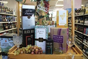 Popular quality boxed wines available at Cheers Liquor lately are Black Box, Jewel Box, Naked Grape and Bota Box. The store changes the selections it offers based on sales and feedback.