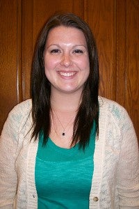 Emily Light, a senior at South Dakota State University, is the 2014 Freeborn County 4-H intern. – Provided