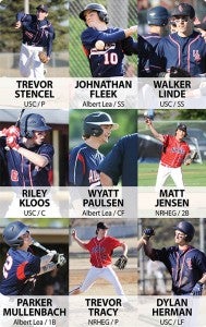 The Tribune's First Team All-Area selections are pictured. — Micah Bader/Albert Lea Tribune