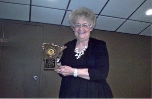 Gwen Stallkamp was inducted into the Minnesota State Fraternal Order of Eagles Hall of Fame. – Provided