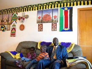 Dabang Gach came to the U.S. from an Ethiopian refugee camp in 1989. He first lived in Washington, D.C., then Omaha and Phoenix, before moving to Albert Lea in 2010. -- Colleen Harrison/Albert Lea Tribune