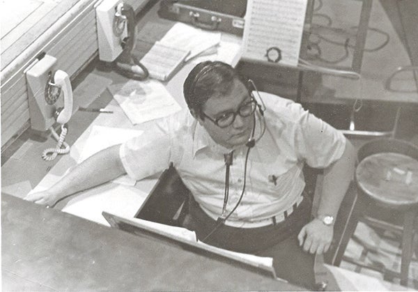 Joel Nelson hard at work in the early days of Nelson Sounds Electronics. – Provided