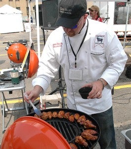 Damon Holter, one of the cooks competing in the Big Island Bar-B-Que, will be on "American Grilled" at 8 p.m. tonight on the Travel Channel. – Provided