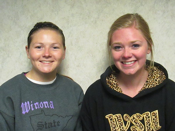 Mrs. Gerry’s Kitchen, Inc. would like to congratulate Ashley Follmuth and Megan Burris for each receiving a $500.00 Scholarship. Follmuth goes to Winona State University and majors in Clinical Laboratory Science and Cell/Molecular Biology.  Burris also is attending Winona State University studying Human Resources. Follmuth has worked for Mrs. Gerry’s the past three summers and Burris has worked the past two summers.  Both are assets to the team and the company wishes them all the best in their future goals. – Provided