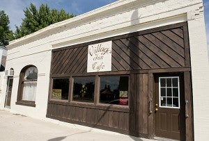 Village Inn, 512 Broadway St. in Hartland, has been for sale since Aug. 1, 2013. – Colleen Harrison/Albert Lea Tribune