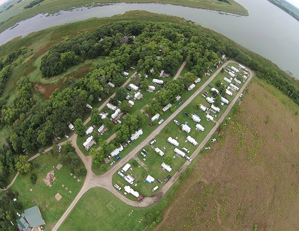 Troy Oudekerk took this aerial photo of Hickory Hills campground with his DJI Phantom quadcopter. To enter the Weekly Photo Contest, submit up to two photos with captions that you took by Thursday each week. Send them to colleen.harrison@albertleatribune.com, mail them in or drop off a print at the Tribune office. The winner is printed in the Albert Lea Tribune and AlbertLeaTribune.com each Sunday. If you have questions, call Colleen Harrison at 379-3436. — Provided