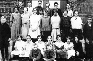 Seventh-graders at Northside School in 1923-24 take a break from their studies for a photo. Albert Lea has followed a nine-month calendar from fall to spring for many decades, building a many-layered tradition of school and summer activities.