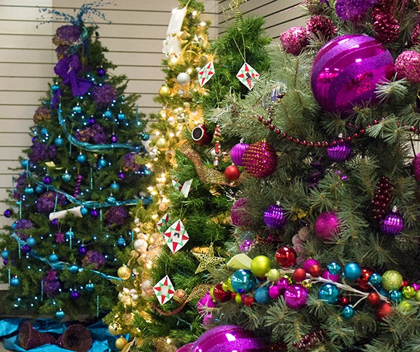 Each tree has a different theme, usually according to whatever group or organization decorated them. – Hannah Dillon/Albert Lea Tribune