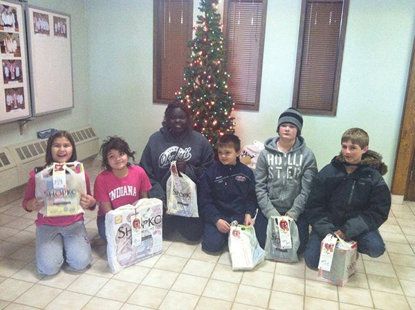 Ascension Lutheran youth sponsored an Angel Tree at Ascension Lutheran Church. They shopped Dec. 6 at Shopko to fill the tags they picked. The youth, along with Ascension’s congregation, filled just over 50 tags. – Provided