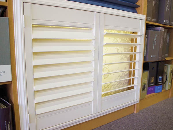Window shutters are just one of the window treatment options available at Budget Blinds. 