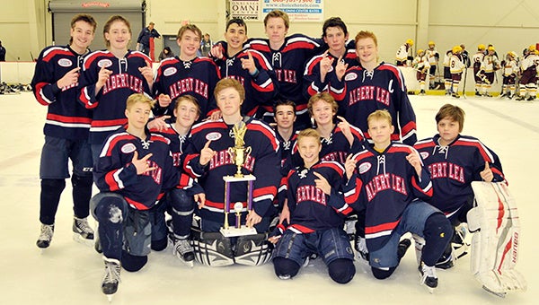 The Albert Lea bantam hockey team took first place in a tournament from Jan. 2 to 4 at Onalaska, Wisconsin. The team also took third place at a tournament from Nov. 14 to 16 and fourth place at a tournament from Jan. 16 to 18 at Eau Claire, Wisconsin. The bantams consist of players age 13 to 15 and are coached by Mike Carlson, Matt Tubbs and Ed Bellrichard. — Provided