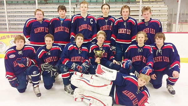 The Albert Lea B-Bantam hockey team took second place at a tournament Dec 5 to 7 at New Ulm and the LuVerne Blazing Blades Invite Jan. 9 to 11. The team has a 19-14-1 overall record and is coached by Dick Herfindahl and Mark Runden. — Provided