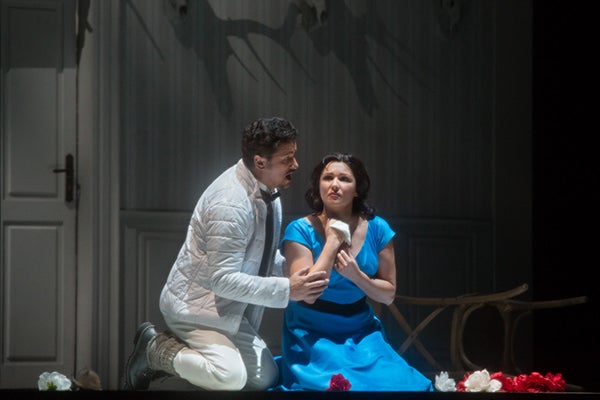 Piotr Beczala plays Vaudémont and Anna Netrebko plays the title character in Tchaikovsky’s “Iolanta.” - Provided