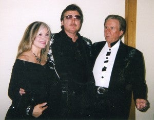 Charnecki with Stella Parton and Tommy Cash. - Provided