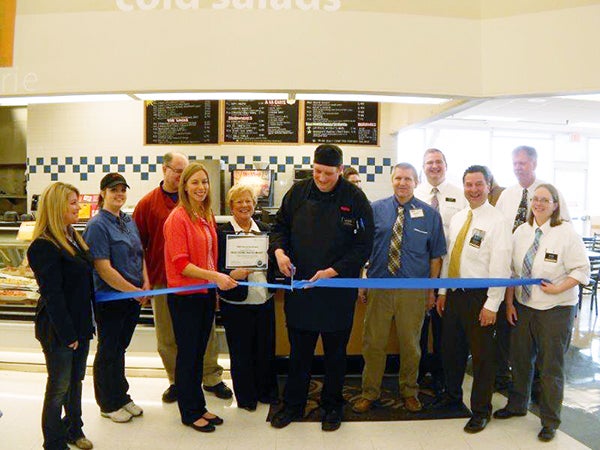 Hy-Vee’s restaurant recenlty had a ribbon cutting to celebrate its designation as a Blue Zones restaurant.  - Provided
