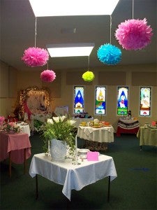 In 2012, the Mother's Day tea theme was table settings. — Provided
