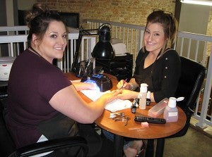 One of several services Expressions Salon & Spa provides is manicures. - Renee Citsay