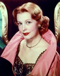 A publicity still of Arlene Dahl from the 1940s. - Provided